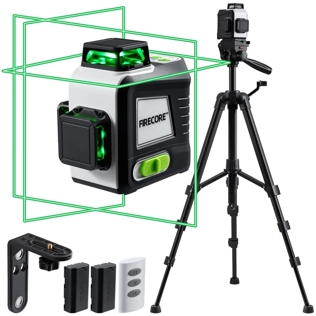 Linienlaser 3 × 360° grün Firecore mit Stativ mieten in Grödig bei Salzburg